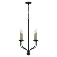 thumbnail image 4 of Capital Lighting 451541 Wilder 4 Light 22" Wide Taper Candle Style Chandelier - Black, 4 of 6
