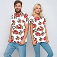 thumbnail image 2 of IWRICH Men and Women Custom T Shirts Photo Personalized DIY Tees Crew Neck Short Sleeve Tops 01-White L, 2 of 9