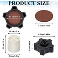thumbnail image 2 of HLONK Pool Sand Filter Drain Cap  Exact Replacement Drain Cap  Drain Cap Screen Filter  Base Replacement for Hayward Pro Series Sand Filter Models SX180LA S310T2  S270T2  S310T2  S360T2, 2 of 6