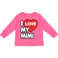 thumbnail image 3 of Inktastic I Love My Mimi Boys or Girls Long Sleeve Toddler T-Shirt, 3 of 5