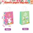 thumbnail image 6 of 16 Pcs Easter Gift Paper Bags Happy Easter Party Favor Bags With Handles Treat Bags Candy Snacks Gift Packaging Bunny Egg Gift Bag Goodie Gift Wrapping for Easter Baskets Egg Hunts Party Supplies, 6 of 8
