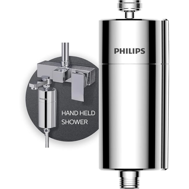 Philips Shower Filter Water Softener, Shower Filtration with Double Mesh & NSF Certified KDF Material, Reducing Philips Shower Filter Water Softener, Shower Filtration with Double Mesh & NSF Certified KDF Material, Reducing