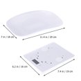thumbnail image 3 of ELAYARD 1Pcs Weighing Scale for Luggage White Material Portable for Travel, 3 of 5