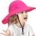 thumbnail image 4 of Toddler Baby Sun Hat Kids Summer UPF 50+ for Boys Girls Adjustable Beach Hats with Bucket Wide Brim, 4 of 4