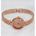 thumbnail image 3 of 28mm Montres Carlo Women Luxury Fashion Stones Quartz Dress Bracelet Watch Wrist (Rose Gold), 3 of 4