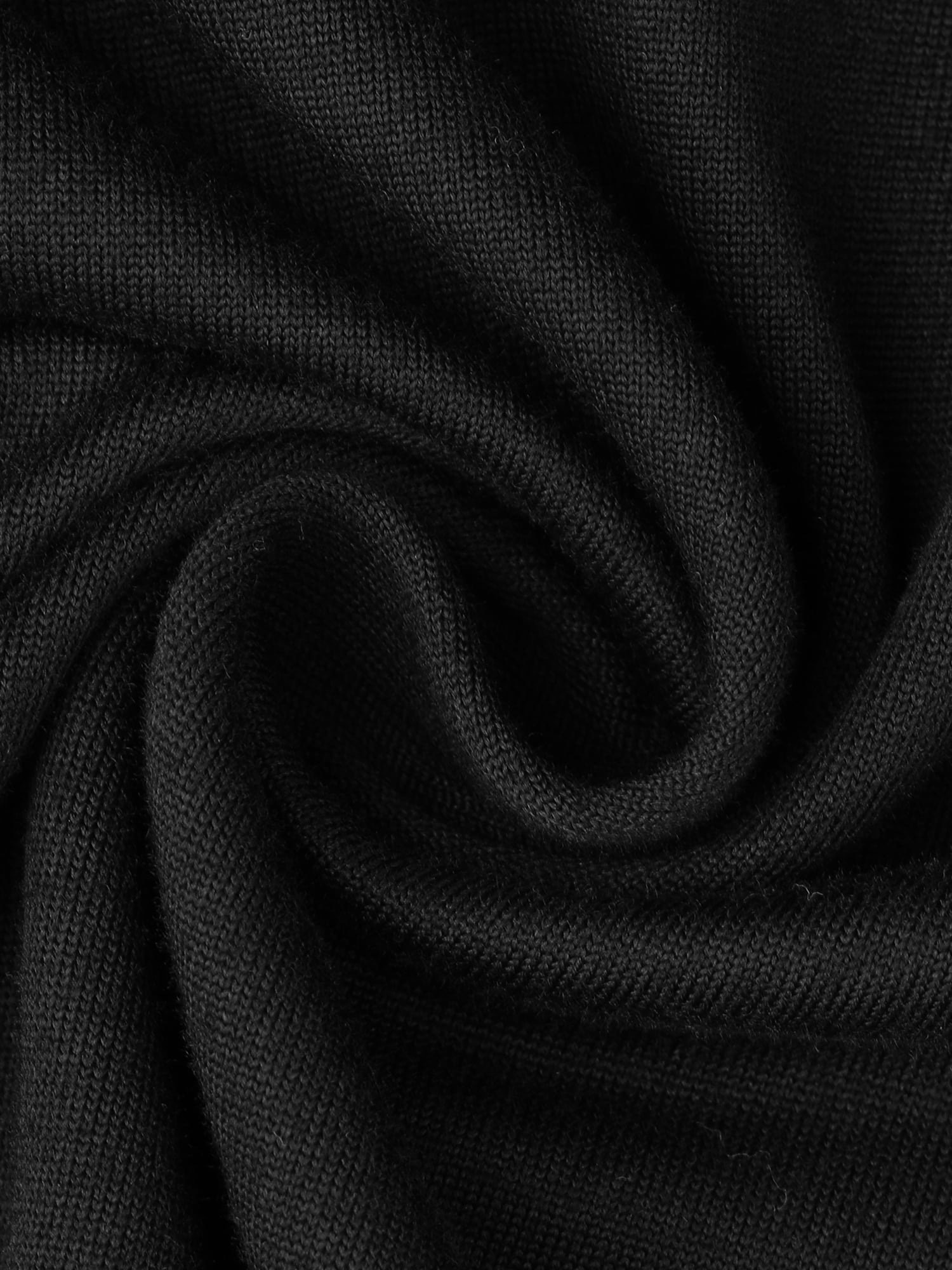 DARING DIVA Women's Rolled Cuffs Side Slit Soft Sleepwear 2XL Black