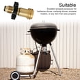 thumbnail image 3 of Scienceny Convertidor de adaptador de tanque de propano Universal, accesorios de cobre para estufa, conectores de manguera de válvula de tanque Artesanía, 3 of 6