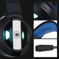 thumbnail image 3 of Gaming Headset for 7.1 , PC Headset w/Surround Sound, Noise Canceling Over Ear Headphones with Mic & LED Light, 3 of 5