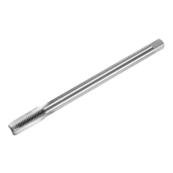 Uxcell M10x1.25mm Metric Thread Tap, High Speed Steel 130mm Length Straight Flute Right Hand Thread Screw Tapping Tool