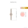 thumbnail image 3 of ANGARA Natural Bezel-Set Diamond Hoop Earrings in 14K Rose Gold for Women (Size-2.8mm| Color-K| Clarity-I3) | April Birthstone, Anniversary, Jewelry Gift for Women | Natural Diamond Earrings, 3 of 7