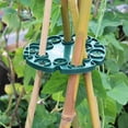 thumbnail image 5 of Garden Plant Support Frame with Bamboo Tray, Plastic Coated Steel Pipe Fixing Rack, Climbing Vine Trellis for Potted Flowers, Sturdy Support Stake for Outdoor Plants, 5 of 6