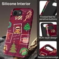 thumbnail image 6 of Case for iPhone 16E, Shockproof, Slim Phone Case, Scratch Resistant Hybrid Double Layer Hard Shell, Coquette Christmas Collage Aesthetic, 6 of 7