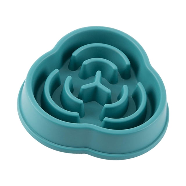 Comedero para perros pequeños, cuenco para rompecabezas, comedero para detener hinchazón, cuenco para gatos, juguete interactivo antiasfixia , verde Sunnimix Comedero lento para perros