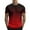 Red, variant on ShomPort Tee Shirts for Men Fashion Gradient Color Short Sleeve Tops Summer Casual Round Neck Everyday Outdoor Clothes
