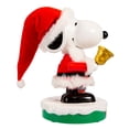 thumbnail image 3 of Peanuts Battery-Operated Musical Santa Snoopy Nutcracker, 10-Inch, Multicolored, 3 of 7