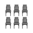 thumbnail image 1 of SILLA DE MADERA PARA COMEDOR JUEGO DE 6 SILLAS BOSKIA GRIS, 1 of 5