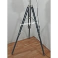 thumbnail image 6 of Designers Searchlight & Grey Tripod Stand Wood Shiny Chrome, 6 of 6