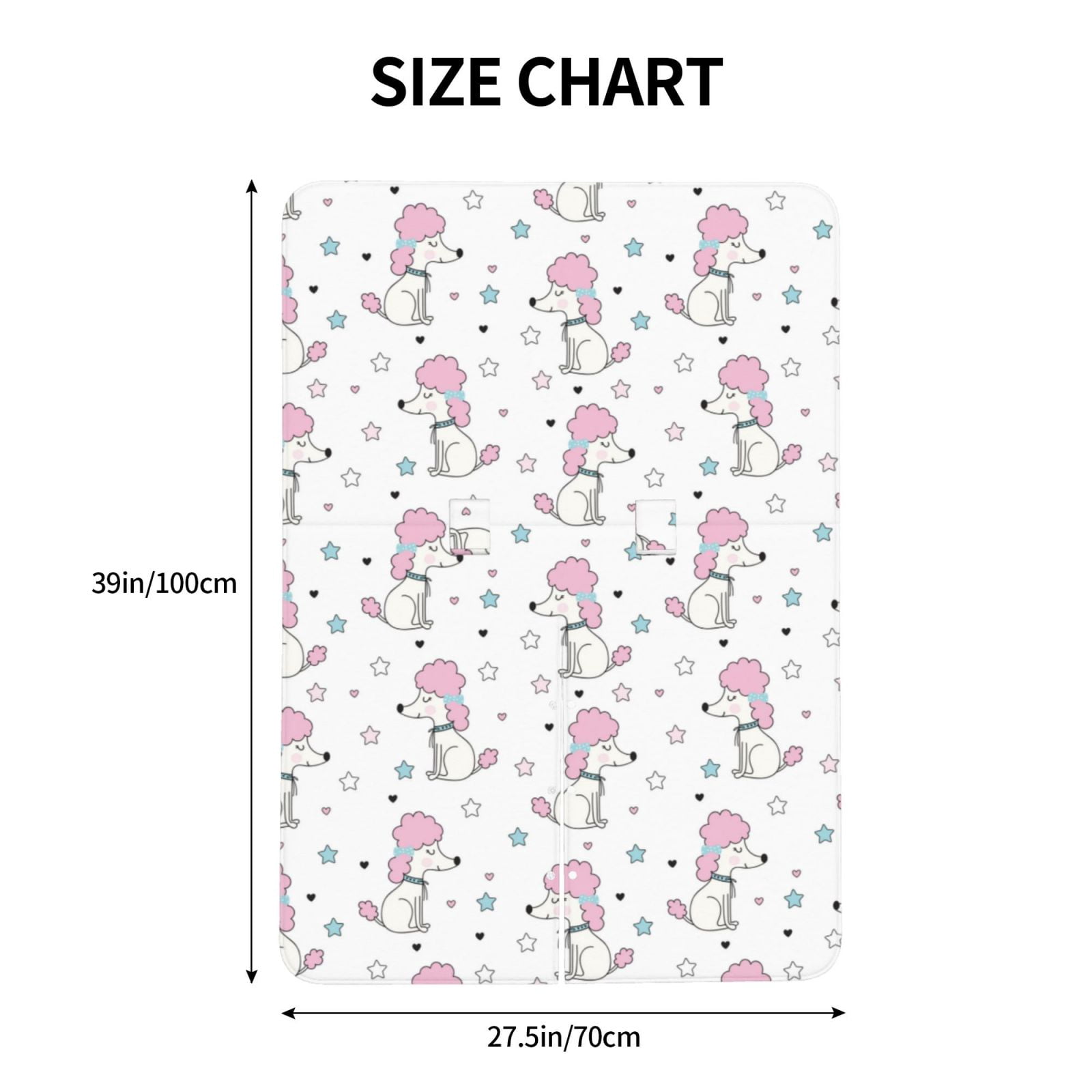 Car Seat Cover Baby - Pink Cute Poodle Dog Stars Breathable Infant Car Seat Cover for Baby Carseat, Lightweight Comfort Baby Essentials Must Haves Newborn Stuff for Girl Boy