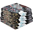 thumbnail image 4 of SKYSONIC 6 Pack Art Flowe Kitchen Towels Soft Highly Absorbent Dish Towels Reusable Tea Towels Set 28 x 18 Inch, 4 of 7