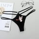 thumbnail image 3 of Bikini Sexy de Hello Kitty para mujer, bragas de cintura baja Y2K con dibujos animados de Anime Kuromi Melody, correa fina, triángulo calado, cintura baja, 3 of 5