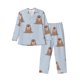 thumbnail image 1 of Balery Playful Walrus Wonders Pijama para Hombre de Dos Piezas con Manga Larga, Conjunto de Dormir y Descanso Suave con Bolsillos-Large, 1 of 7
