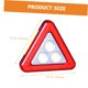 thumbnail image 5 of Triángulos reflectantes de seguridad, señal de advertencia, marco de advertencia de plástico deslumbrante, triángulos reflectantes en carretera, versión de energía Solar, 5 of 5