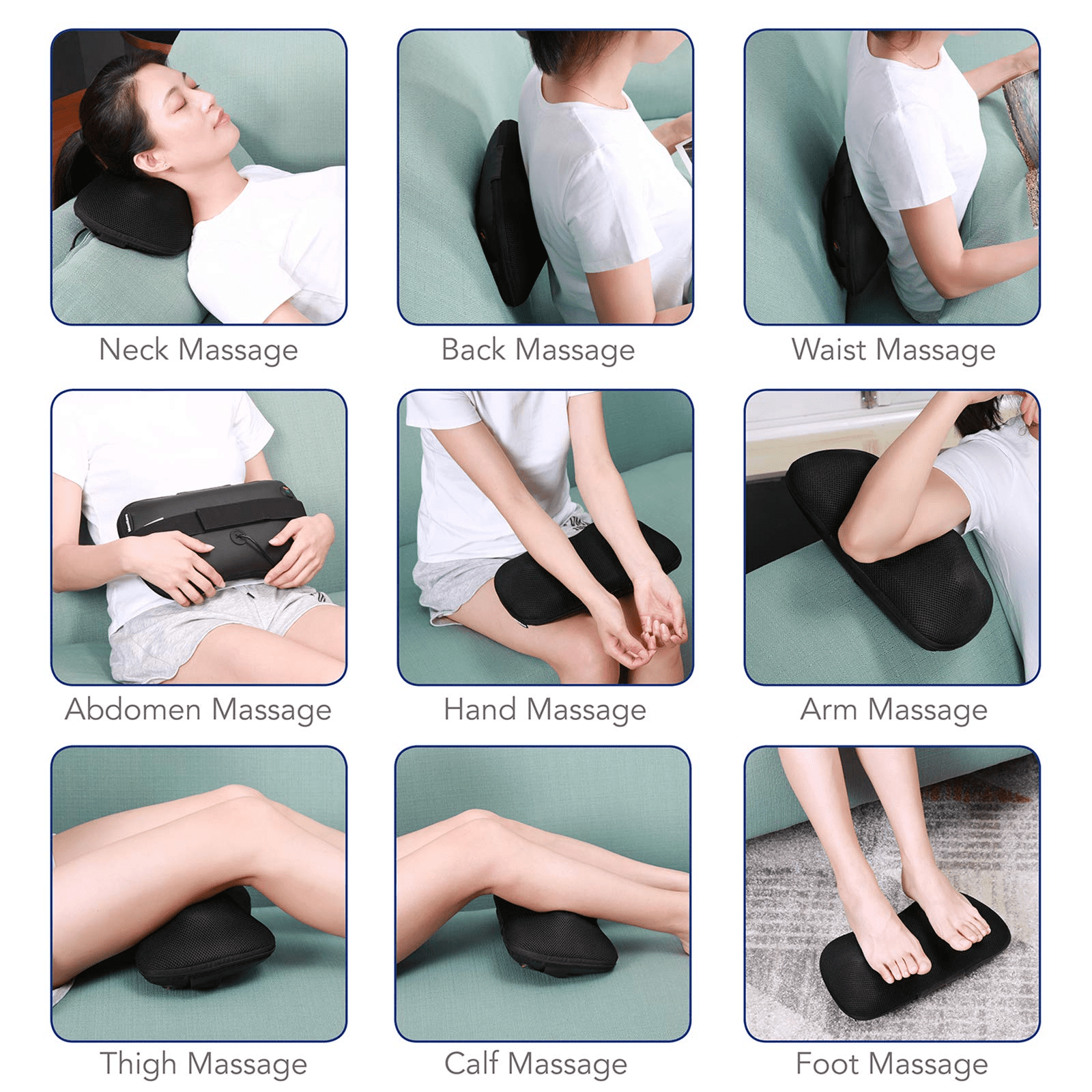 Shiatsu Neck Shoulder Massager Electric Back Massage with Heat – MAXKARE