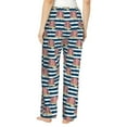 thumbnail image 3 of Picia Popcorn Womens Soft Woven Cotton Elastic Waistband Sleep Pajama Pant Lounge Sleep Pant With Pockets And Drawstring-X-Large, 3 of 9