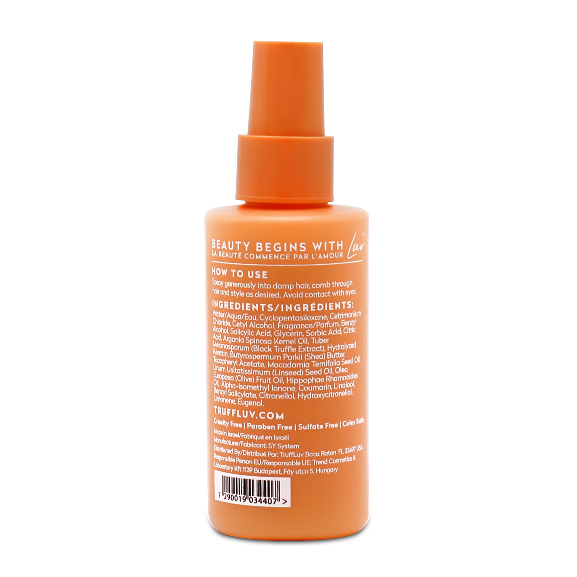 TruffLuv Truffle Leave-In Mask, Hydrating Hair Mask, 4.22 oz