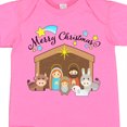 thumbnail image 4 of Inktastic Merry Christmas Cute Nativity Scene Boys or Girls Baby Bodysuit, 4 of 5