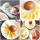 thumbnail image 2 of Cortador de huevos multifuncional, utilizado para cortar huevos, plátanos y fresas (rojo), 2 of 5