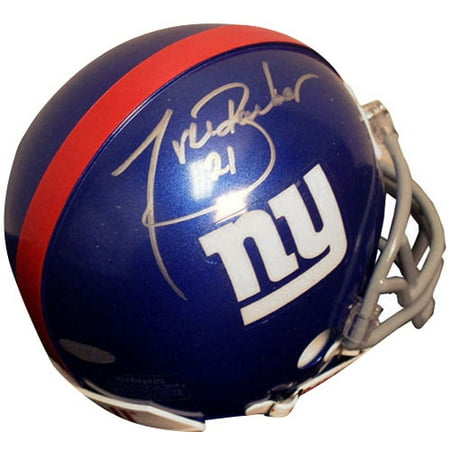 Tiki Barber Hand-Signed Giants Replica Mini Helmet