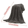 thumbnail image 3 of Fufafayo under $5 Fleece Blanket, Fleece Blankets, Super Soft Throw Blankets, Warm Bedding Throws, Solid Color Blankets for Sofa, Bed, Couch, Outdoor Use, Camping, Picnic, Car, Cozy Living Room Decor, 3 of 5