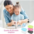 thumbnail image 5 of 20 Pcs Portable Travel Soap Dish with Lid, Plastic, Rectangular, Colorful, Soap Bar Holders, 5 of 8