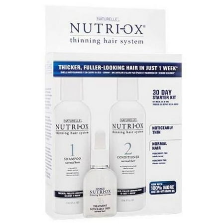 Nutri-ox 30 Day Starter Kit for Noticeably Thin Hair Normal Hair Loss Treatment * BEAUTY TALK LA *