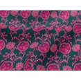 thumbnail image 4 of oneOone Viscose Jersey Fabric Leaves & Floral Block Printed Craft Fabric BTY 60 Inch Wide, 4 of 4