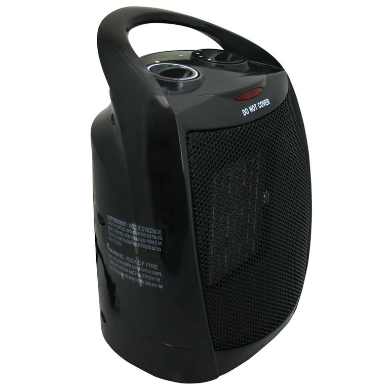Intertek Andily PTC Heater Portable Ceramic Black Indoor EUC Thermostat  3360