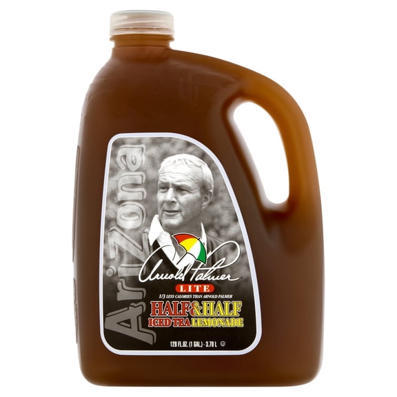 2 Pack - AriZona Arnold Palmer Half & Half Iced Tea Lemonade LITE - 128 Fl. Oz. Package May Vary