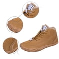 thumbnail image 5 of KANG Winter Ankle Boots With Fleece Elastic Lace Up Mid Top Slip Boots For Cold Weather Comfort, 5 of 9