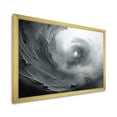 thumbnail image 4 of Designart "Spiraling Turbulent Turn In Grey" Abstract Spirals Picture Framed Wall Decor, 4 of 5