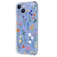 thumbnail image 4 of Compatible with iPhone 13 Case Clear with Flower Design, Cute Soft Silicone TPU Floral Aesthetic Women Girls Transparent Protective Shockproof Anti-Scratch Anti-Yellow Phone Cover, B, 4 of 8
