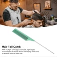 thumbnail image 3 of Juego de 3 peines para peinar el cabello, peine de cola antiestático profesional con mango ergonómico de ABS para desenredar., 3 of 5