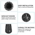 thumbnail image 4 of Unique Bargains 0.55'(14mm) Chair Feet Replacement Plastic Non-Slip Camping Chair Leg Tips Cap 4 Pack, 4 of 6