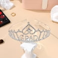 thumbnail image 4 of CRILSTYLEO Crystal Headband with Combs, Elegant Princess for Women, Bridal Wedding, Prom, Birthday Party Accessory, 4 of 8