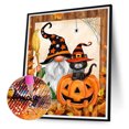thumbnail image 2 of Diamante pintura taladro calabaza Goblin DIY Rhinestone ronda completa para habitación (G995) FLhrweasw Nuevo, 2 of 9