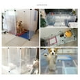 thumbnail image 4 of Pet Fence Portable Easy Assembly Translucent Plastic Cat Dog Enclosure for Small Medium Pet, 4 of 8