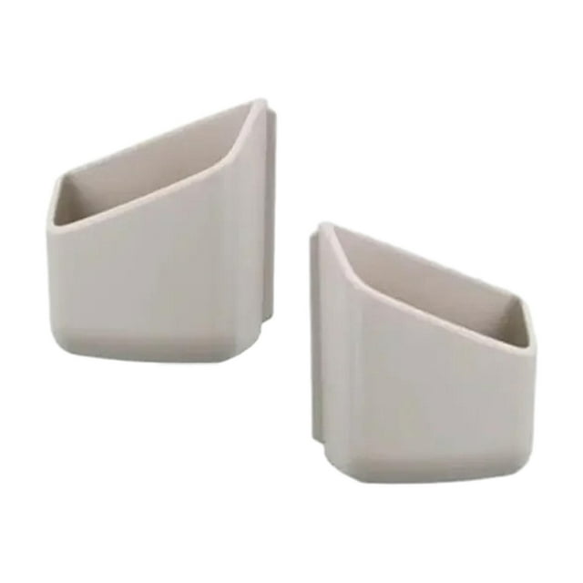 Bunblic Auto Storage Box Key Card Case Organizer Easy to Install Versatile Sturdy Car Mount Phone Holder Car Mobile Phone Storage Box Beige