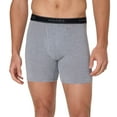 thumbnail image 3 of Hanes Men’s Boxer Brief Underwear Pack, Cotton Stretch, Assorted, 6-Pack, 3 of 10