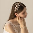 thumbnail image 3 of 1pc Crown Attractive Alloy Charming Flower Accessories Tiara Crown for Wedding, 3 of 6
