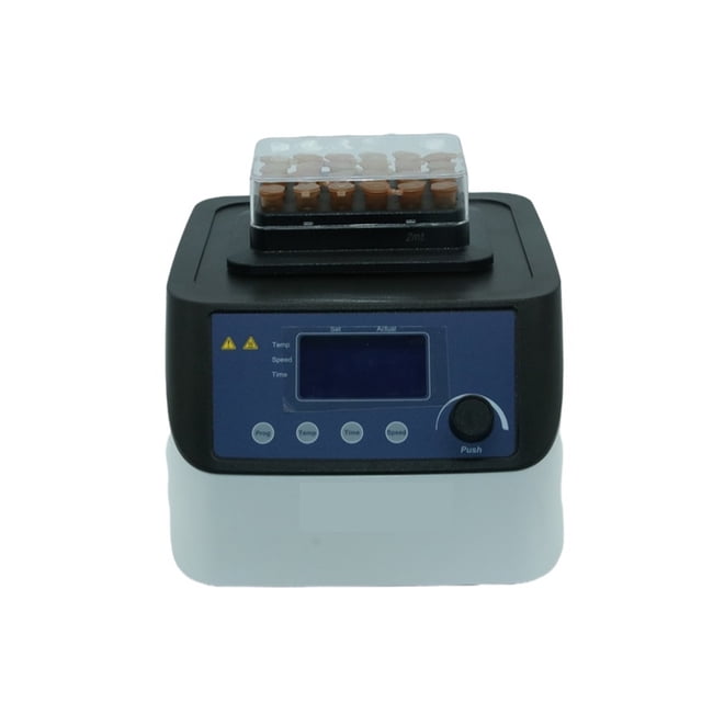 Laboratory Thermostatic Metal Bath With 1.5ml 2ml 5ml Heating Block Heating Cooling Mixing Dry Bath Incubator LCD Digital ,Powerful Stirring